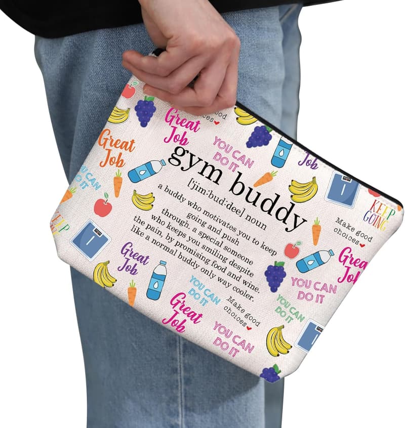 Gym Lover Gift: Fitness Instructor Definition Makeup Bag
