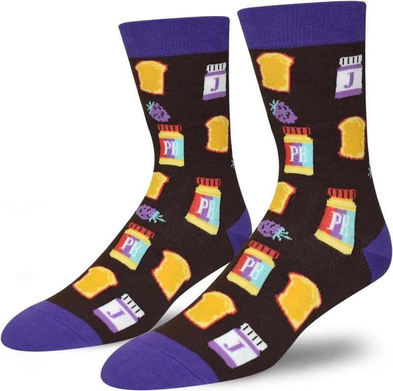 Novelty Food-Themed Socks for Men, Women, and Teens