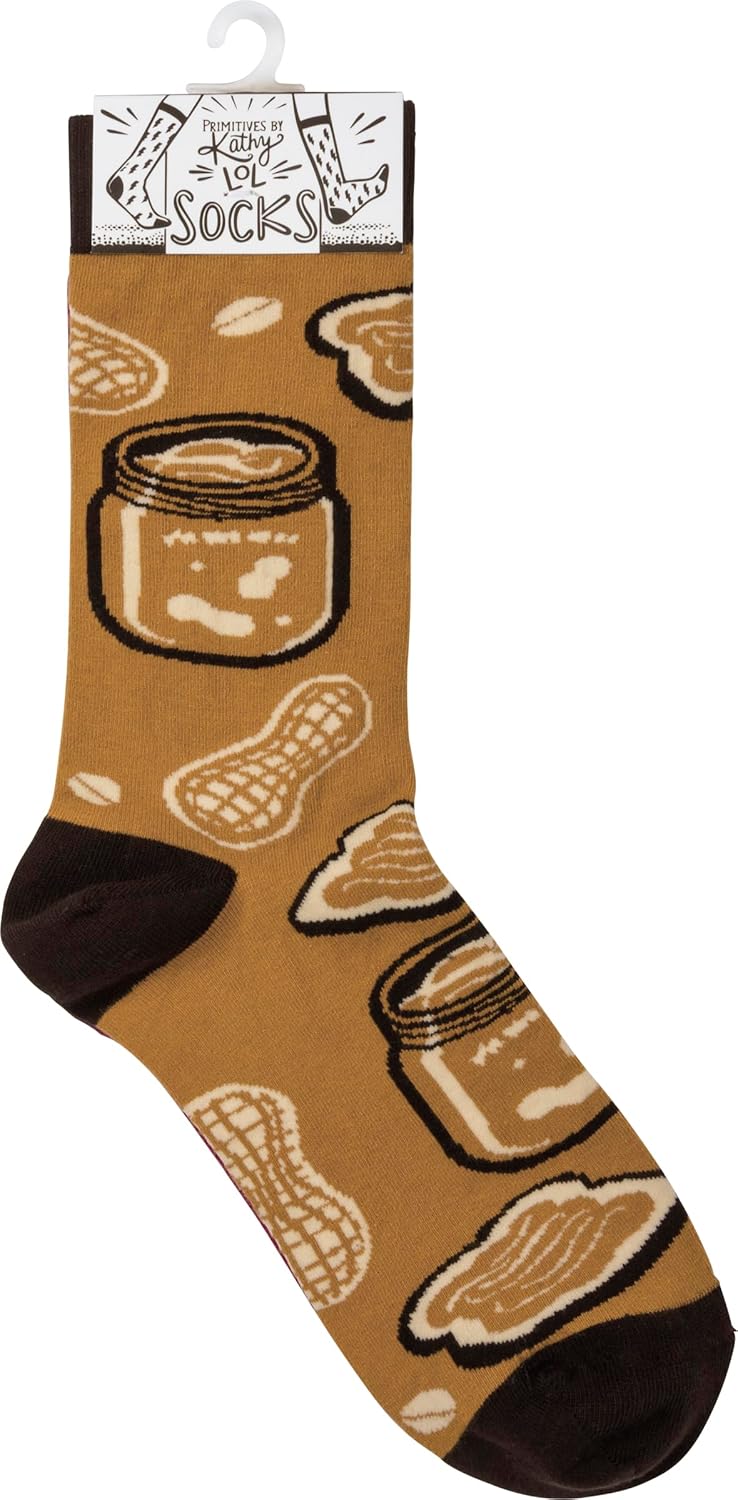 Peanut Butter & Jelly Socks - Unisex, LOL Collection