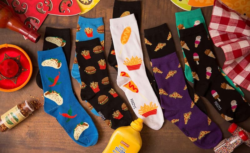 Cute Food & Drink Novelty Crew Socks for Women - 2 Pairs