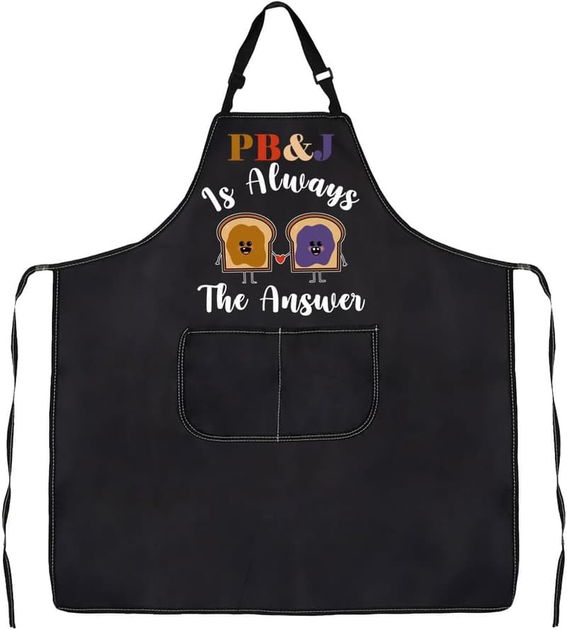 Peanut Butter Lover Apron with Pockets - Humorous Gift