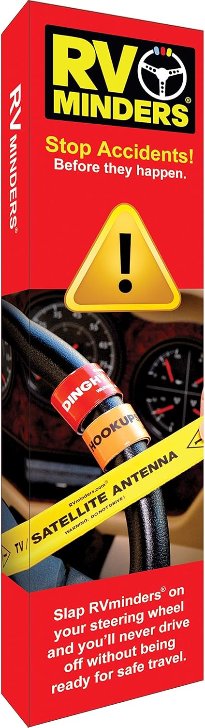 RV Reminders Magnetic Set of 10 for RV Enthusiasts