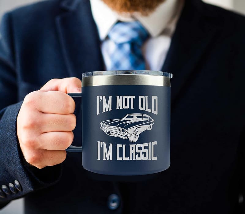 Funny Insulated Mug for Dad or Grandpa - Father's Day Gift