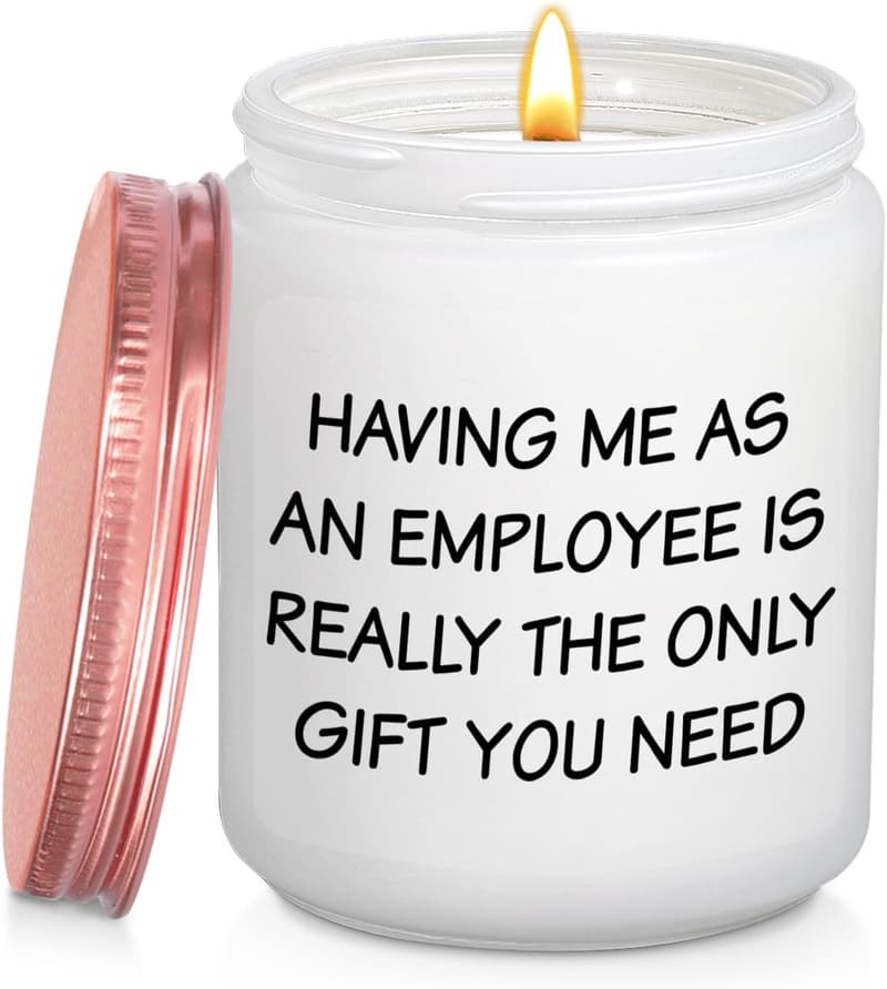 Boss Appreciation Lavender Candle - Thoughtful Gift for Leaders