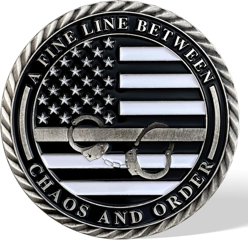 Correctional Officer Silver Challenge Coin Set - Law Enforcement Gifts