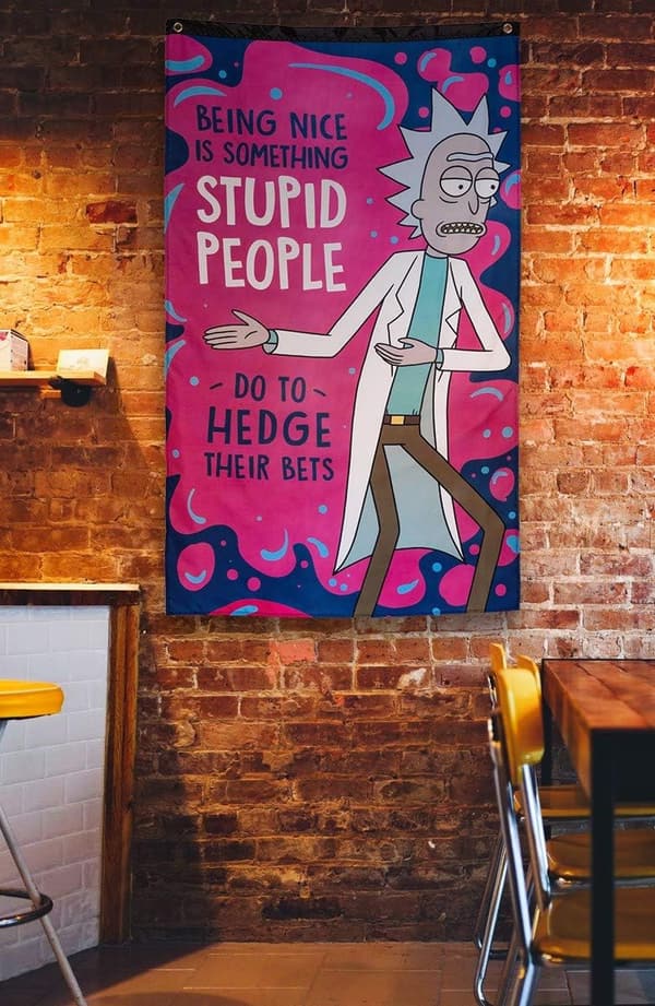 Rick and Morty Indoor Tapestry Wall Banner (30
