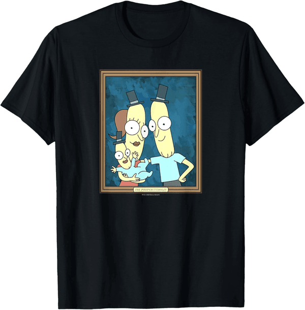 Rick and Morty Poopybutthole Portrait T-Shirt